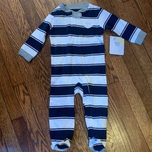 Burt's Bees Baby Striped Sleeper